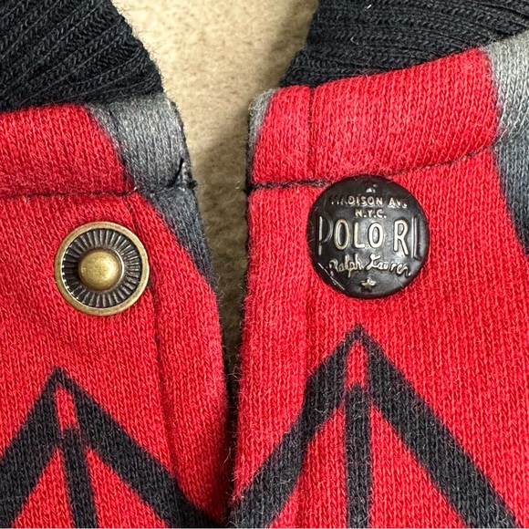 Polo Ralph Lauren Boys’ Native Pattern Bomber Jacket Size Medium - Picture 8 of 11